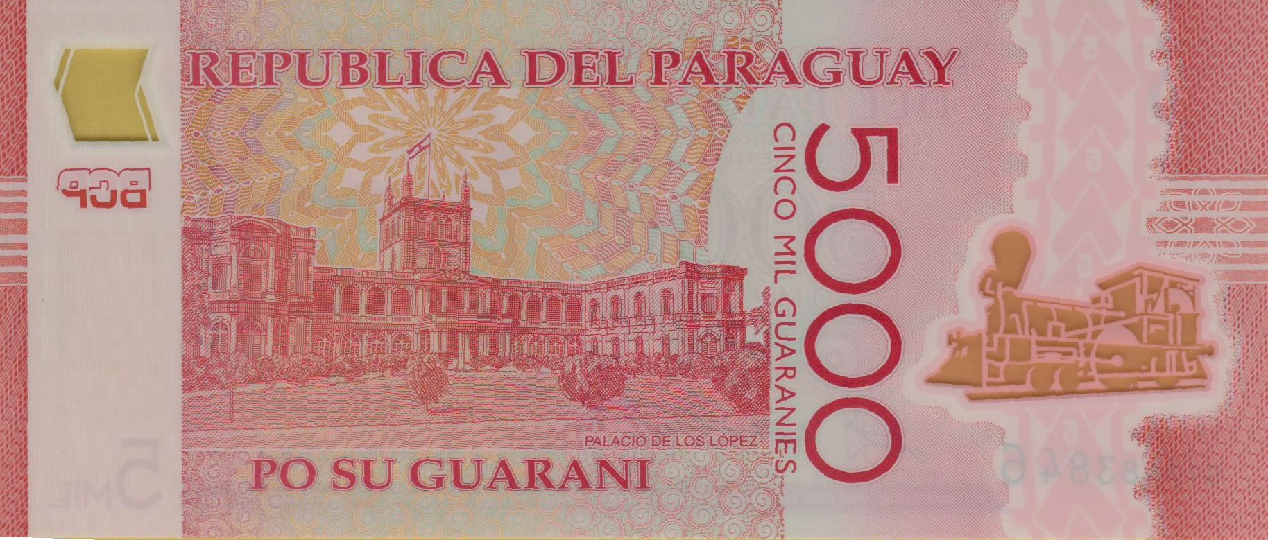 Paraguay 5000 2011 UNC P-234/a